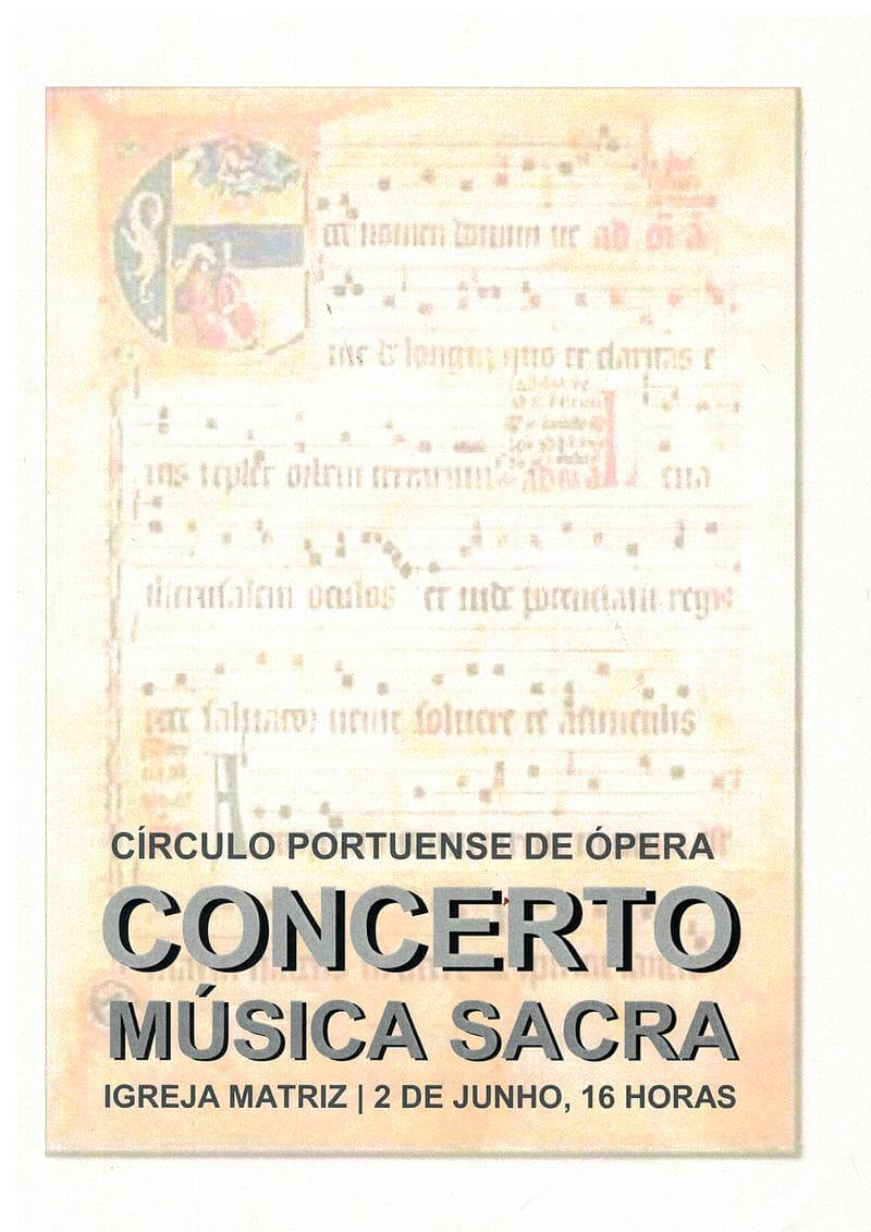 Concerto de Música Sacra Concerto de Música Sacra